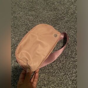 Light Pink Lululemon Belt Bag